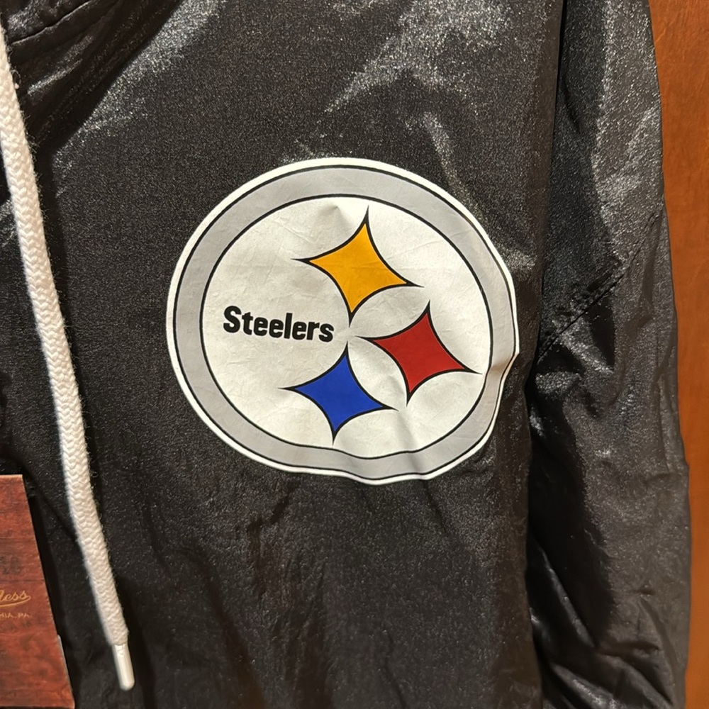 NWT Mitchell & Ness Steelers Windbreaker Jacket size XL - Picture 5 of 10